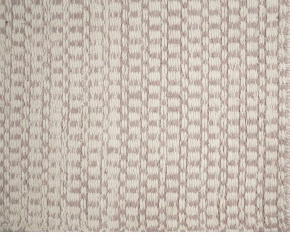 Ivory Loom Hand Woven Woolen Rug