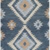 Indigo Kilim Hand Woven Woolen Rug