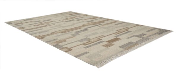 Tara Blocks Hand Woven Woolen Rug
