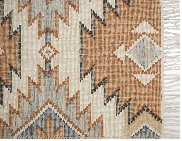 Taksh Kilim Hand Woven Woolen Rug
