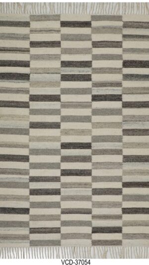 Zara Stripes Hand Woven Woolen Rug