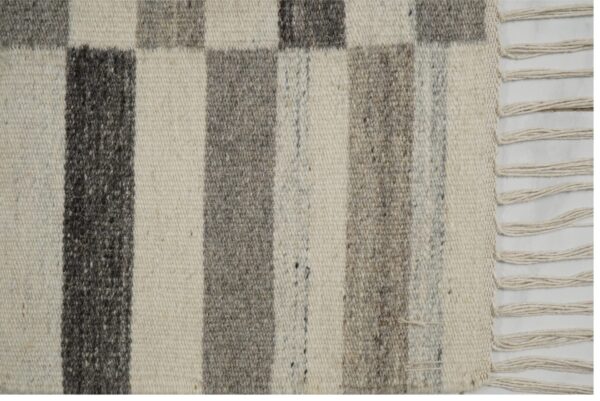 Zara Stripes Hand Woven Woolen Rug