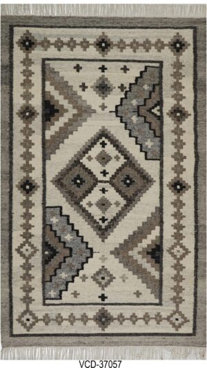 Tarak Kilim Hand Woven Woolen Rug